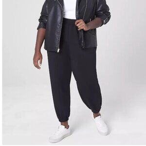 Lane Bryant Journey Knit Pull-On Jogger | Black | 24